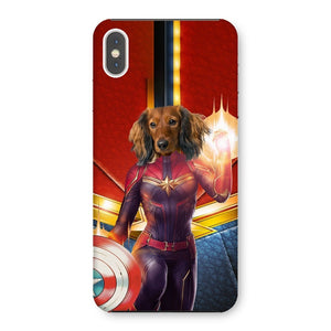 Captain Marvel: Custom Pet Phone Case - Paw & Glory - Dog Portraits - Pet Portraits