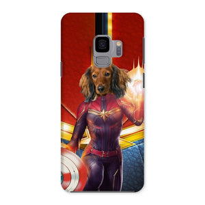 Captain Marvel: Custom Pet Phone Case - Paw & Glory - Dog Portraits - Pet Portraits