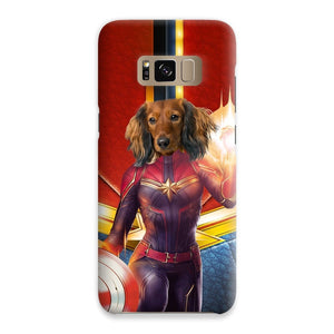 Captain Marvel: Custom Pet Phone Case - Paw & Glory - Dog Portraits - Pet Portraits