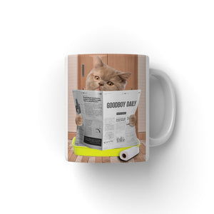 Cat Litter Tray: Custom Pet Coffee Mug - Paw & Glory - Dog Portraits - Pet Portraits