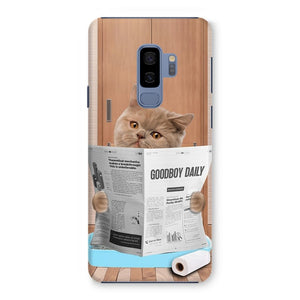 Cat Litter Tray: Custom Pet Phone Case - Paw & Glory - Dog Portraits - Pet Portraits