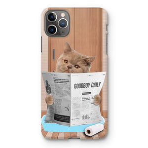 Cat Litter Tray: Custom Pet Phone Case - Paw & Glory - Dog Portraits - Pet Portraits