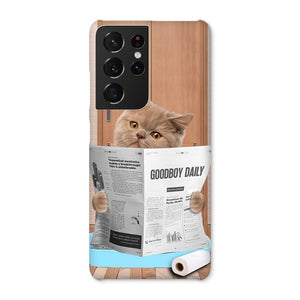 Cat Litter Tray: Custom Pet Phone Case - Paw & Glory - Dog Portraits - Pet Portraits