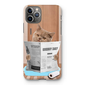 Cat Litter Tray: Custom Pet Phone Case - Paw & Glory - Dog Portraits - Pet Portraits