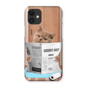 Cat Litter Tray: Custom Pet Phone Case - Paw & Glory - Dog Portraits - Pet Portraits