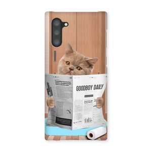 Cat Litter Tray: Custom Pet Phone Case - Paw & Glory - Dog Portraits - Pet Portraits