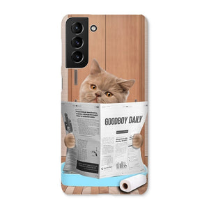 Cat Litter Tray: Custom Pet Phone Case - Paw & Glory - Dog Portraits - Pet Portraits