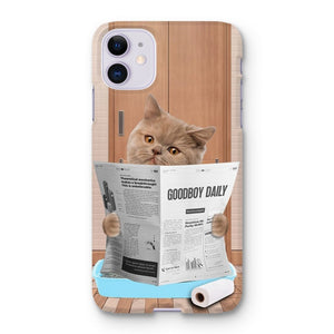 Cat Litter Tray: Custom Pet Phone Case - Paw & Glory - Dog Portraits - Pet Portraits