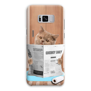 Cat Litter Tray: Custom Pet Phone Case - Paw & Glory - Dog Portraits - Pet Portraits