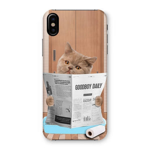 Cat Litter Tray: Custom Pet Phone Case - Paw & Glory - Dog Portraits - Pet Portraits