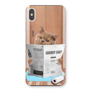 Cat Litter Tray: Custom Pet Phone Case - Paw & Glory - Dog Portraits - Pet Portraits