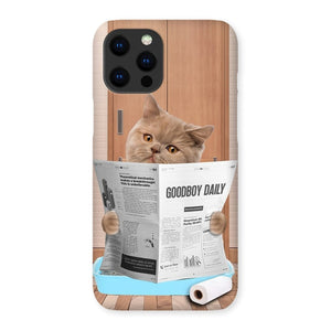 Cat Litter Tray: Custom Pet Phone Case - Paw & Glory - Dog Portraits - Pet Portraits