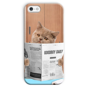 Cat Litter Tray: Custom Pet Phone Case - Paw & Glory - Dog Portraits - Pet Portraits