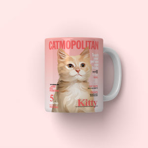 Catmopolitan: Custom Pet Coffee Mug - Paw & Glory - Dog Portraits - Pet Portraits