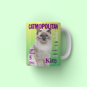 Catmopolitan: Custom Pet Coffee Mug - Paw & Glory - Dog Portraits - Pet Portraits