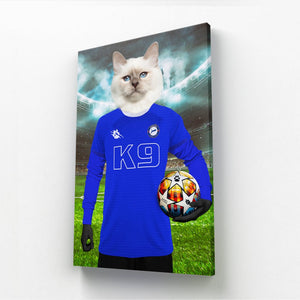 Chelsea Football Club: Custom Pet Canvas - Paw & Glory - Dog Portraits - Pet Portraits