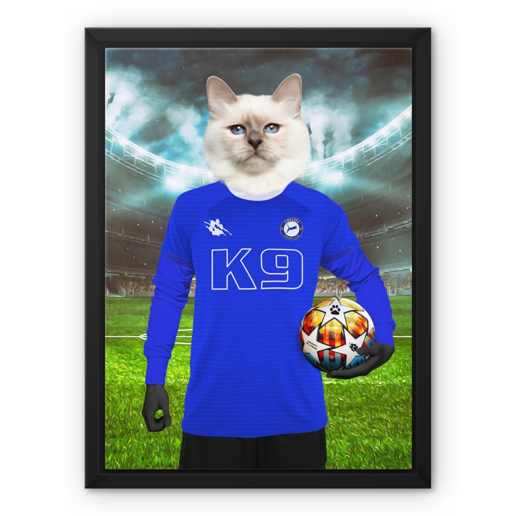 Chelsea Football Club: Custom Pet Canvas - Paw & Glory - Dog Portraits - Pet Portraits