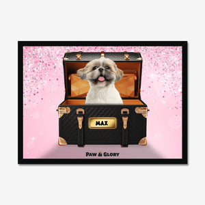 Chew - nel Luxury Trunk: Custom Pet Portrait - Paw & Glory - Dog Portraits - Pet Portraits