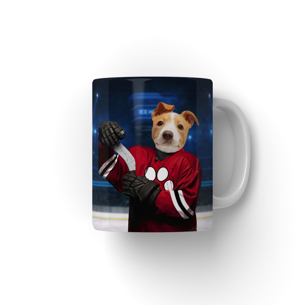 Chicago Pawhawks: Custom Pet Coffee Mug - Paw & Glory - Dog Portraits - Pet Portraits