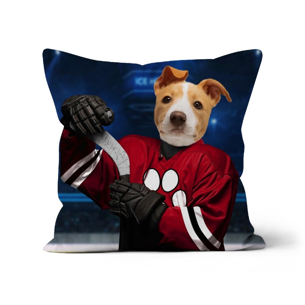 Chicago Pawhawks: Custom Pet Pillow - Paw & Glory - Dog Portraits - Pet Portraits