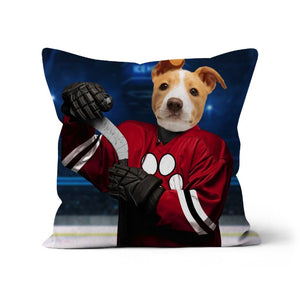 Chicago Pawhawks: Custom Pet Pillow - Paw & Glory - Dog Portraits - Pet Portraits