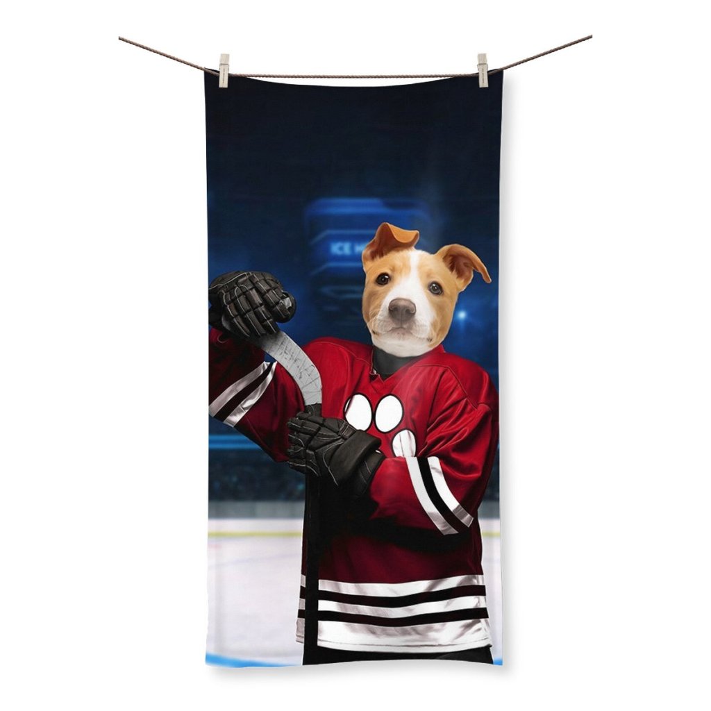 Chicago Pawhawks: Custom Pet Towel - Paw & Glory - Dog Portraits - Pet Portraits