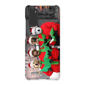 Christmas Cheer Choir: Custom Pet Phone Case - Paw & Glory - Dog Portraits - Pet Portraits