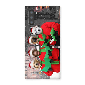 Christmas Cheer Choir: Custom Pet Phone Case - Paw & Glory - Dog Portraits - Pet Portraits