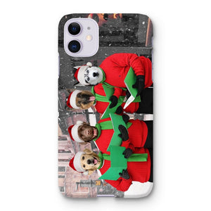 Christmas Cheer Choir: Custom Pet Phone Case - Paw & Glory - Dog Portraits - Pet Portraits