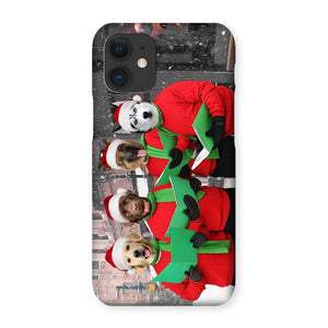 Christmas Cheer Choir: Custom Pet Phone Case - Paw & Glory - Dog Portraits - Pet Portraits