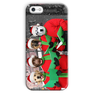 Christmas Cheer Choir: Custom Pet Phone Case - Paw & Glory - Dog Portraits - Pet Portraits