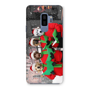 Christmas Cheer Choir: Custom Pet Phone Case - Paw & Glory - Dog Portraits - Pet Portraits