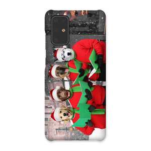 Christmas Cheer Choir: Custom Pet Phone Case - Paw & Glory - Dog Portraits - Pet Portraits