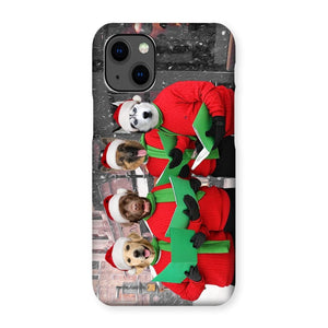 Christmas Cheer Choir: Custom Pet Phone Case - Paw & Glory - Dog Portraits - Pet Portraits