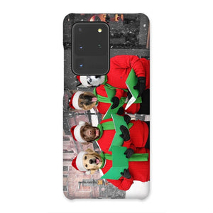 Christmas Cheer Choir: Custom Pet Phone Case - Paw & Glory - Dog Portraits - Pet Portraits