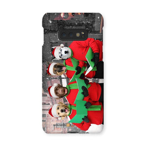 Christmas Cheer Choir: Custom Pet Phone Case - Paw & Glory - Dog Portraits - Pet Portraits