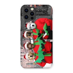 Christmas Cheer Choir: Custom Pet Phone Case - Paw & Glory - Dog Portraits - Pet Portraits