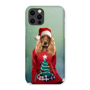 Christmas Jumper Chick: Custom Pet Phone Case - Paw & Glory - Dog Portraits - Pet Portraits