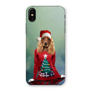 Christmas Jumper Chick: Custom Pet Phone Case - Paw & Glory - Dog Portraits - Pet Portraits