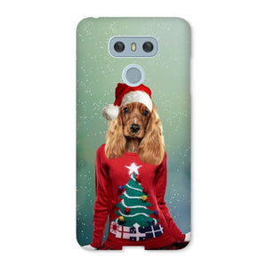 Christmas Jumper Chick: Custom Pet Phone Case - Paw & Glory - Dog Portraits - Pet Portraits