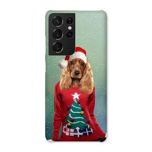 Christmas Jumper Chick: Custom Pet Phone Case - Paw & Glory - Dog Portraits - Pet Portraits