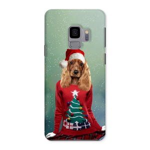 Christmas Jumper Chick: Custom Pet Phone Case - Paw & Glory - Dog Portraits - Pet Portraits