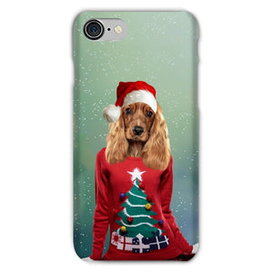 Christmas Jumper Chick: Custom Pet Phone Case - Paw & Glory - Dog Portraits - Pet Portraits