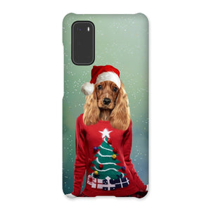 Christmas Jumper Chick: Custom Pet Phone Case - Paw & Glory - Dog Portraits - Pet Portraits