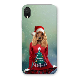 Christmas Jumper Chick: Custom Pet Phone Case - Paw & Glory - Dog Portraits - Pet Portraits