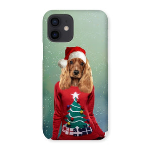 Christmas Jumper Chick: Custom Pet Phone Case - Paw & Glory - Dog Portraits - Pet Portraits