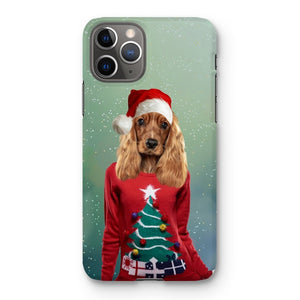 Christmas Jumper Chick: Custom Pet Phone Case - Paw & Glory - Dog Portraits - Pet Portraits