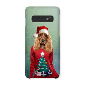 Christmas Jumper Chick: Custom Pet Phone Case - Paw & Glory - Dog Portraits - Pet Portraits