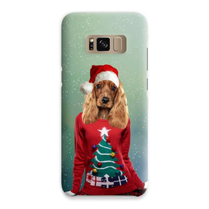 Christmas Jumper Chick: Custom Pet Phone Case - Paw & Glory - Dog Portraits - Pet Portraits