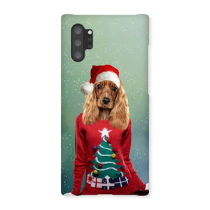 Christmas Jumper Chick: Custom Pet Phone Case - Paw & Glory - Dog Portraits - Pet Portraits